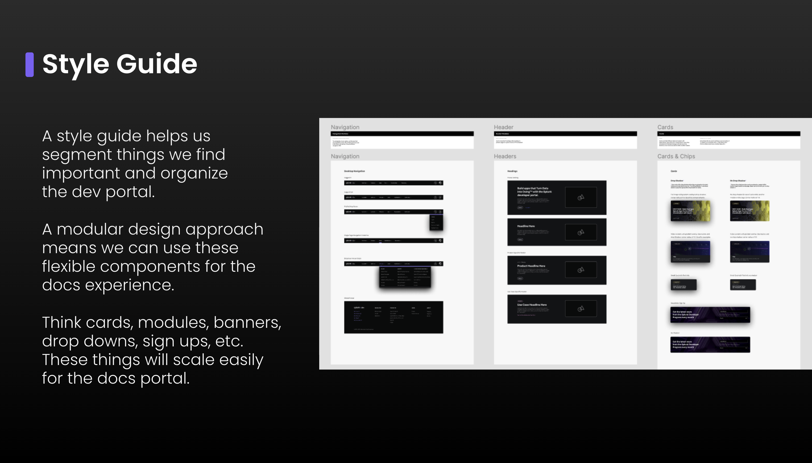 Splunk Developer Portal screenshot